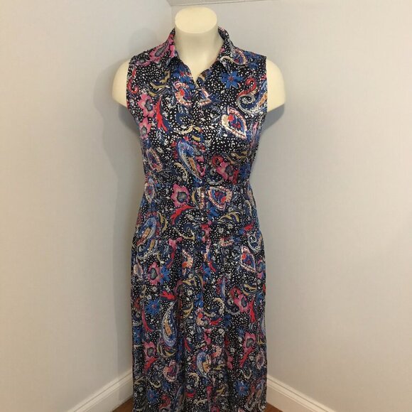 Anthropologie Maeve Whimsical Sleeveless Maxi Dress - Picture 2 of 11